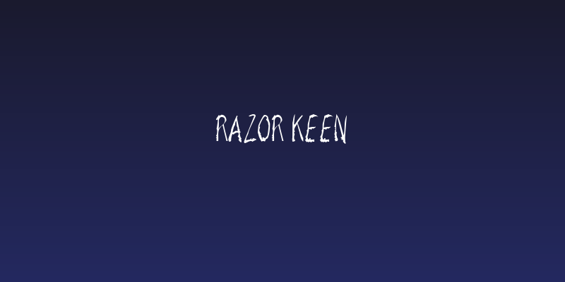 Razor Keen Social Header