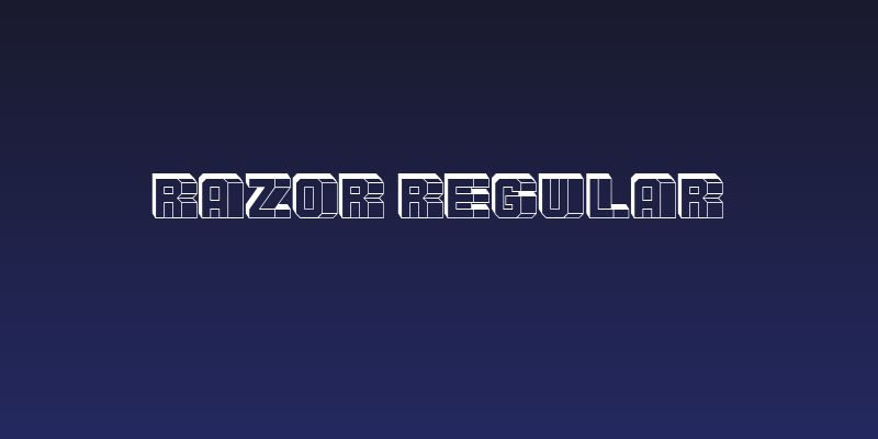 Razor Regular Social Header