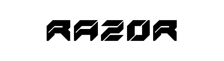 Razor  Frei Schriftart Herunterladen