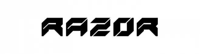 Razor  Frei Schriftart Herunterladen