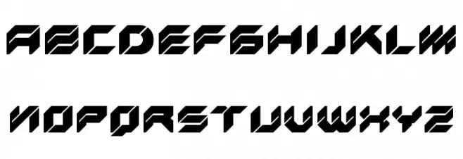 Razor Schriftart Groß