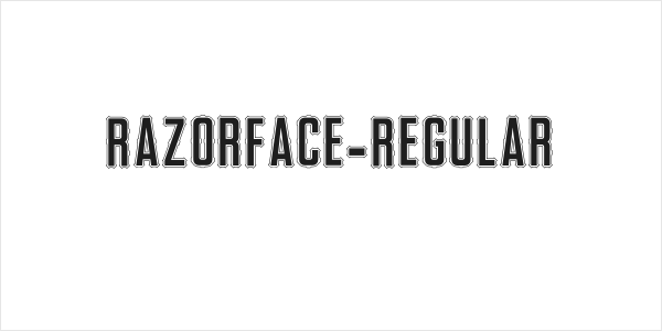 RazorFace-Regular Logo