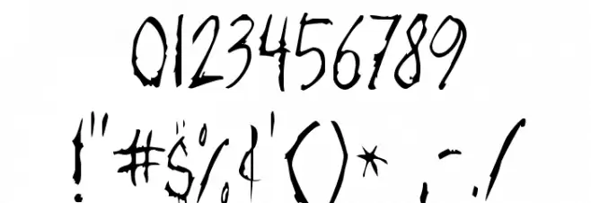 RazorKeen-Regular Font OTHER CHARS