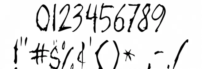 RazorKeen-Regular Font OTHER CHARS