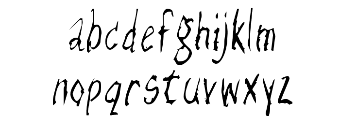 RazorKeen-Regular Font LOWERCASE