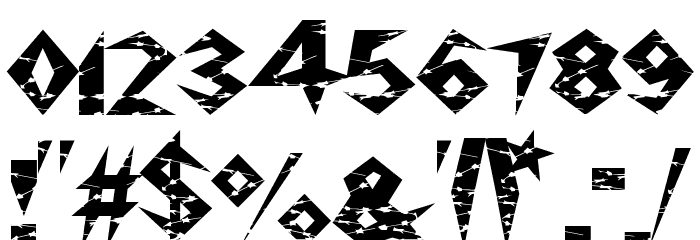 RazorSlice Font OTHER CHARS