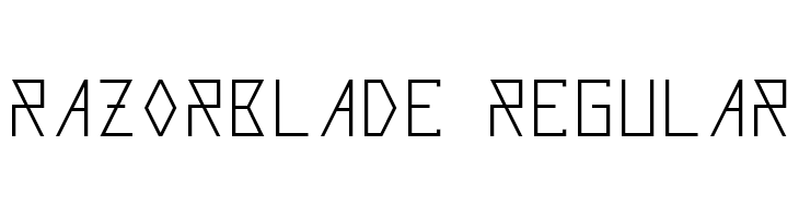 Razorblade Regular  Descarca Fonturi Gratis
