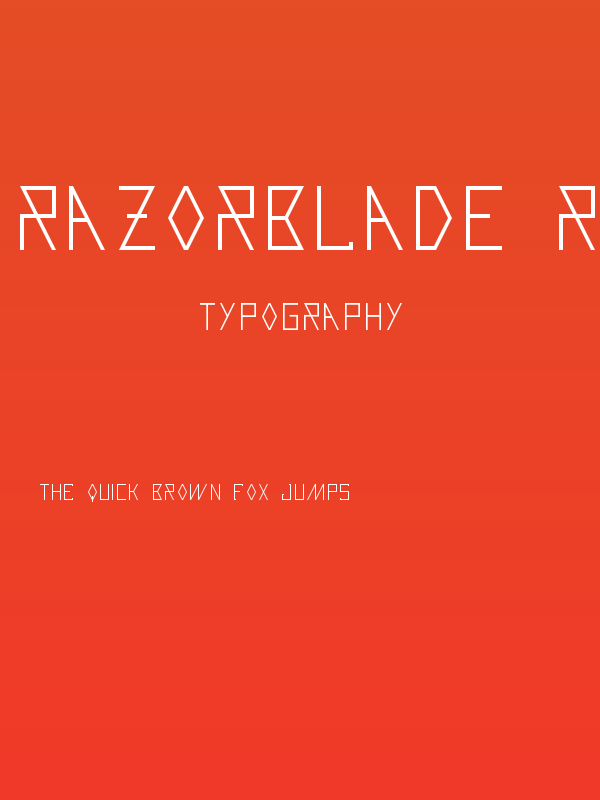 Razorblade Regular Poster