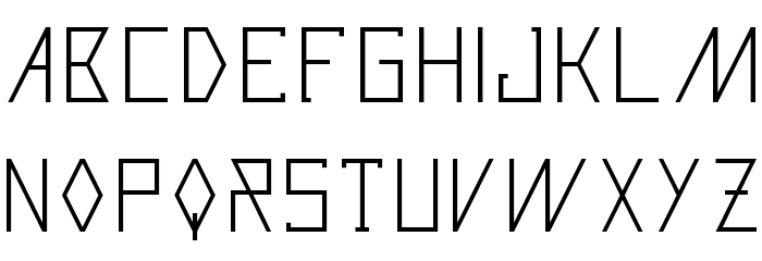 Razorblade Regular Font LOWERCASE