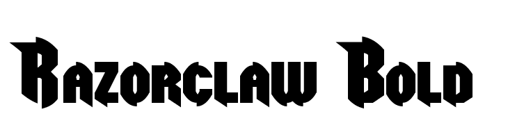 Razorclaw Bold Font
