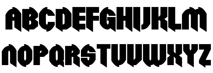 Razorclaw Bold Font LOWERCASE