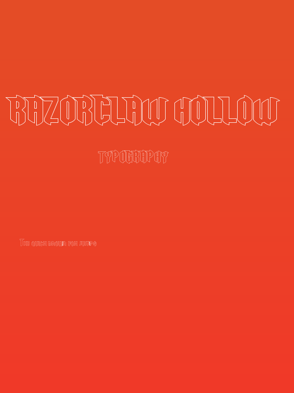 Razorclaw Hollow Poster