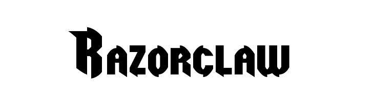 Razorclaw  免费字体下载