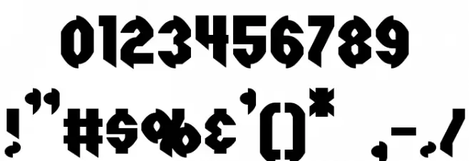 Razorclaw Font OTHER CHARS