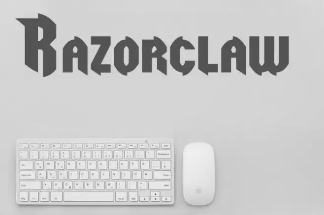 Razorclaw Font examples