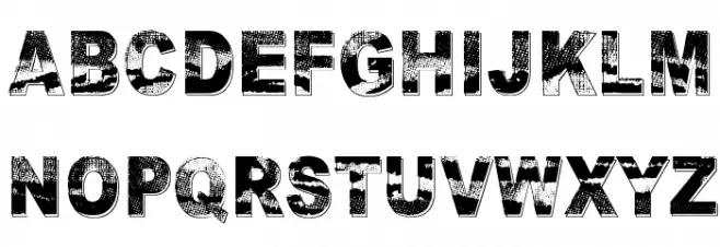 Razterhunch Shadow Polices MAJUSCULES