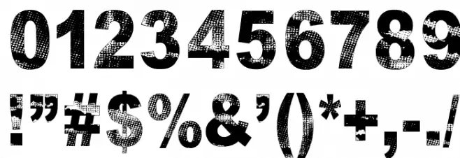 Razterhunch Font OTHER CHARS