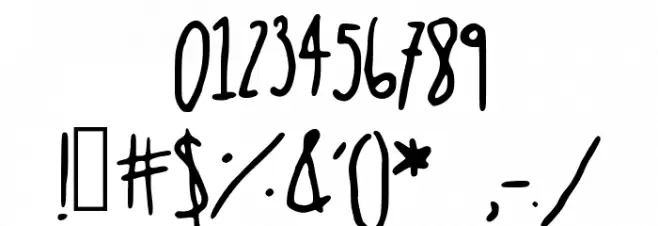 rabbitmoon Font Alte caractere