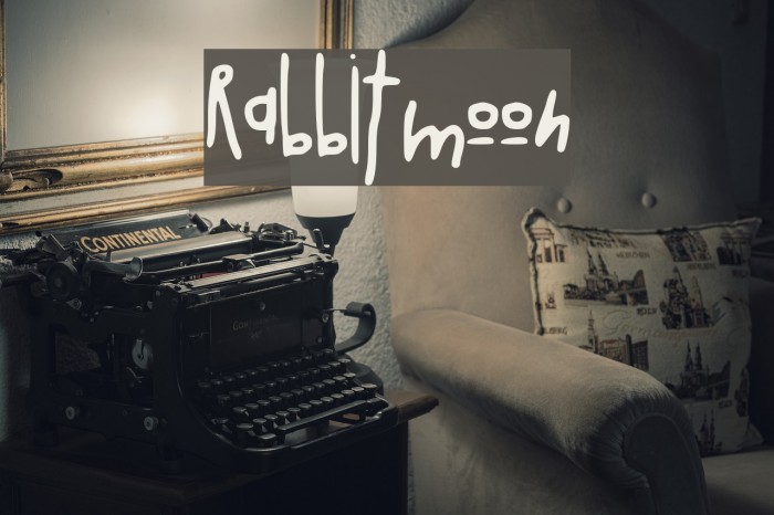 rabbitmoon Font examples
