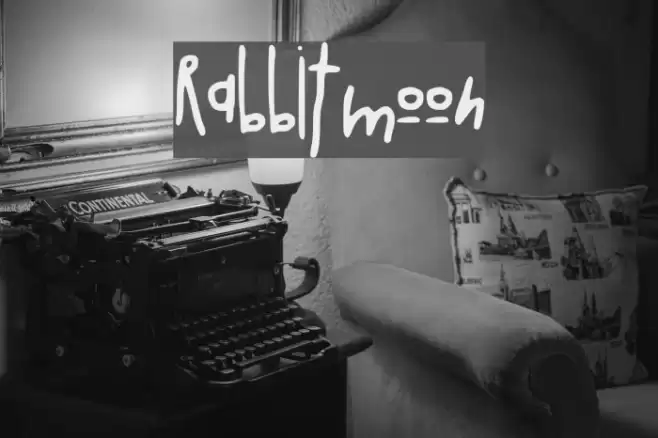 rabbitmoon Font examples