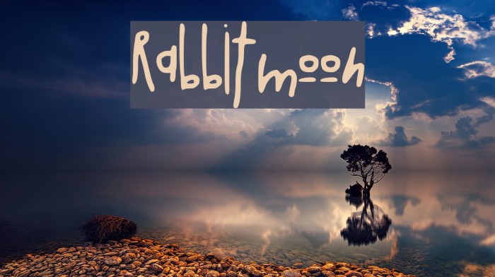 rabbitmoon Font examples
