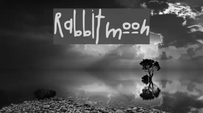rabbitmoon Font examples