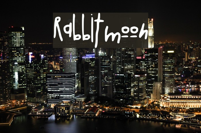 rabbitmoon Font examples