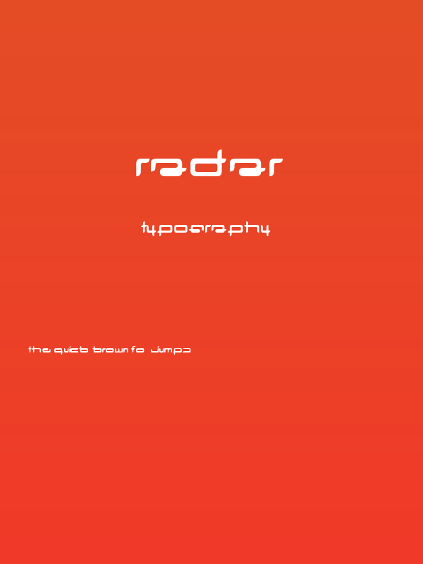 radar Poster