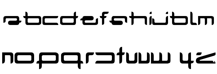 radar Font LOWERCASE