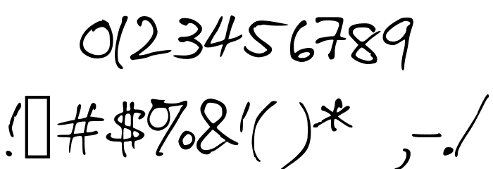 radhi4 Font OTHER CHARS