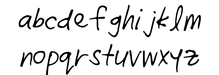 radhi4 Font LOWERCASE