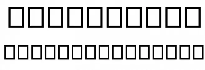 radiance Font OTHER CHARS