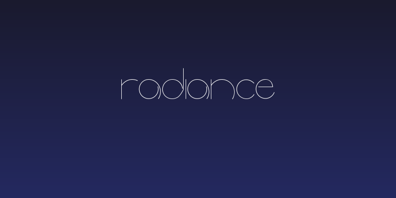 radiance Social Header