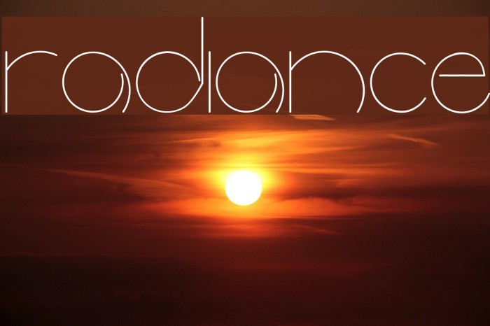 radiance Font examples