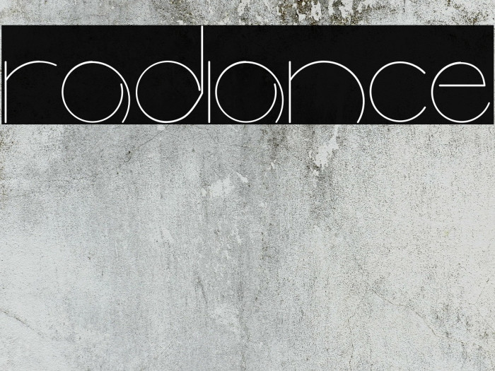 radiance Font examples