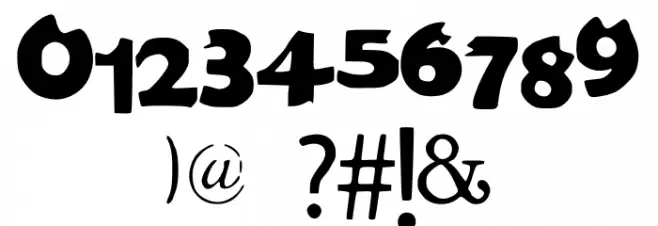 radicalbubbly Font OTHER CHARS