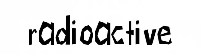 radioactive  Fuentes Gratis Descargar