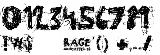 rage Font OTHER CHARS