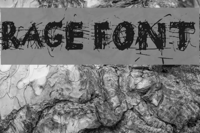rage Font examples