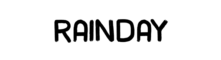 rainday  Frei Schriftart Herunterladen