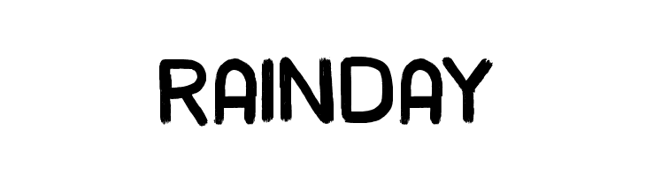 rainday  Frei Schriftart Herunterladen