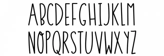 rainstomper Font UPPERCASE