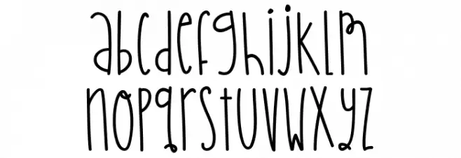 rainstomper Font LOWERCASE