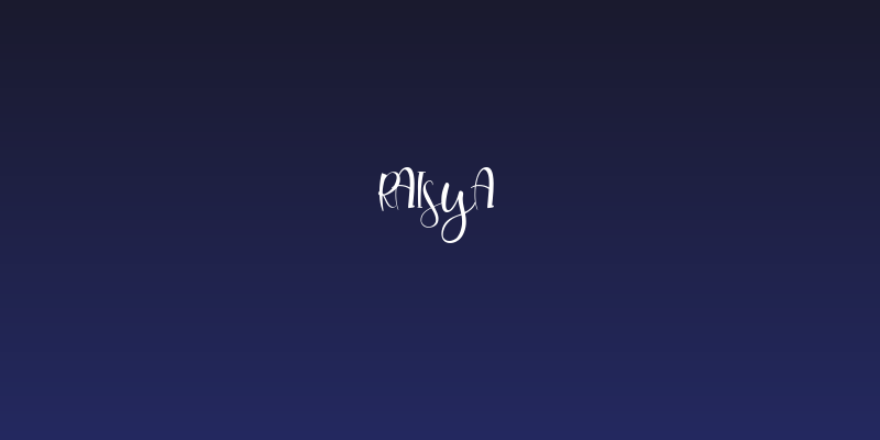 raisya Social Header