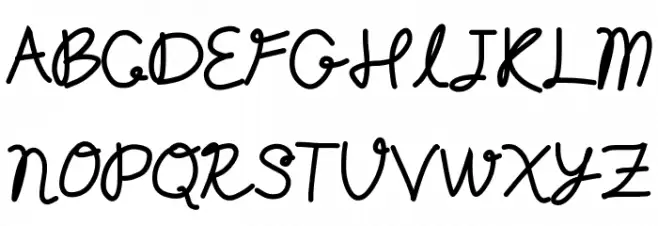 random type Fonte MAIÚSCULAS