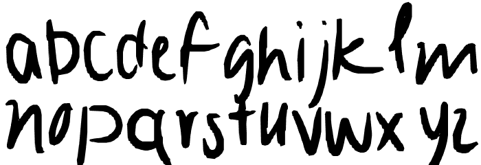 random... Font LOWERCASE