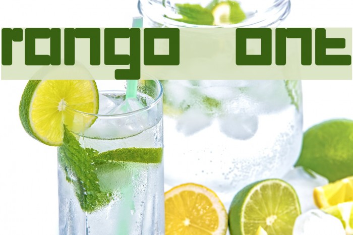 rango Font examples