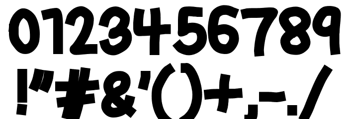 rapid mental thursday bold Font OTHER CHARS