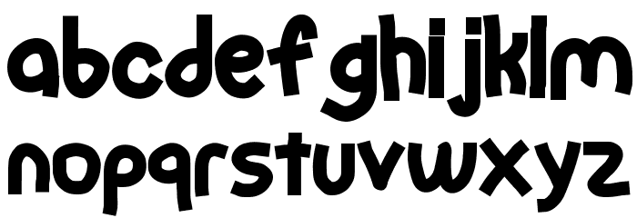 rapid mental thursday bold Font LOWERCASE