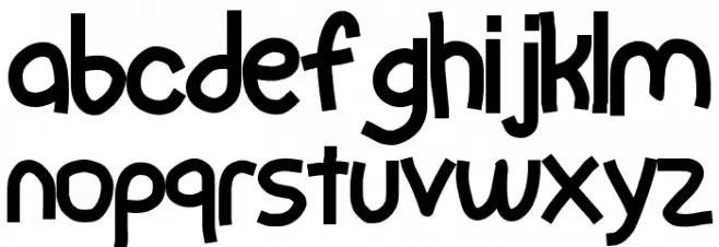 rapid mental thursday Caratteri MINUSCOLO